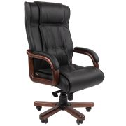 Офисное кресло CHAIRMAN 653, натуральная кожа/экокожа (механизм мультиблок)