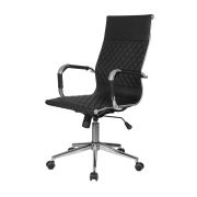 Офисное кресло 6016-1 S, экокожа, черный