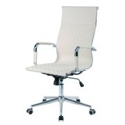 Офисное кресло 6016-1 S, экокожа, бежевый