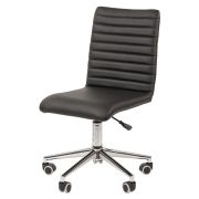 Офисное кресло CHAIRMAN 020, экокожа, черный