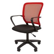 Офисное кресло CHAIRMAN 698LT, ткань стандарт/сетчатый акрил, красный