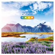 Календарь настенный перекидной на 2025 г., BRAUBERG, 12 листов, 29х29 см, «Времена года», 116161