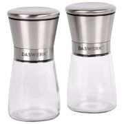 Механические ручные мельницы для соли и перца, набор 2 шт., нержавеющая сталь, DASWERK (ДАСВЕРК), 456628