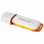 Флеш-диск 4 GB PHILIPS SNOW, разъем USB 2.0, оранжевый, FM04FD70B/97