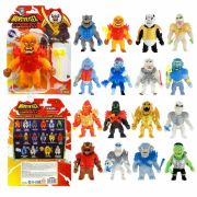 Фигурка-тянучка антистресс «MONSTER FLEX COMBAT» броня + оружие, 15 см, АССОРТИ, 16 видов, 1TOY, Т23407