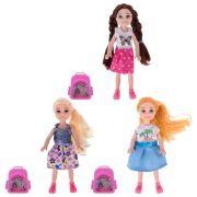 КУКЛА «Alisa Little Love», НАБОР, с портфелем, 14,4 см, АССОРТИ, 3 вида, 1TOY