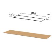 Вкладыш СТЕКЛО для стола переговоров «Приоритет», 898х246х5 мм, К-930