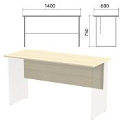 Столешница, царга стола письменного «Канц» 1400х600х750 мм, цвет дуб молочный, СК21.15.1