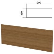 Экран-перегородка «Бюджет», 1200х16х430 мм, БЕЗ ФУРНИТУРЫ, орех французский, 402666-190