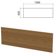 Экран-перегородка «Бюджет», 1360х16х430 мм, БЕЗ ФУРНИТУРЫ, орех французский, 402667-190