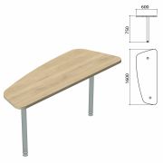 Стол приставной «Приоритет» (1600х600х750 мм), БЕЗ ОПОР (640411), кронберг, К-921, К-921 кронберг