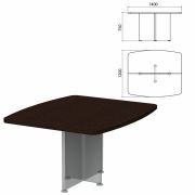 Столешница базы стола для переговоров «Приоритет» (1400х1200х750 мм), венге, К-911, К-911 венге