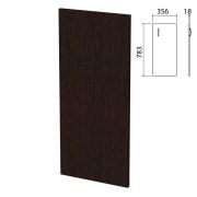 Дверь ЛДСП низкая «Приоритет» (356х18х783 мм), БЕЗ ФУРНИТУР, венге, К-936, К-936 венге