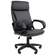 Офисное кресло CHAIRMAN 794 LT, экокожа, черный