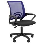 Офисное кресло CHAIRMAN 696 LT N, ткань/сетка, синий