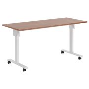 Стол для переговоров IMAGO MOBILE LITE CST 1565, орех французский/белый, 1550х650х750 мм