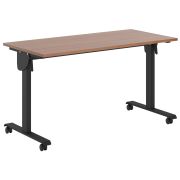 Стол для переговоров IMAGO MOBILE LITE CST 1365, орех французский/черный, 1350х650х750 мм