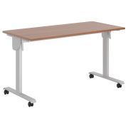 Стол для переговоров IMAGO MOBILE LITE CST 1365, орех французский/серый, 1350х650х750 мм