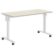 Стол для переговоров IMAGO MOBILE LITE CST 1365, клен/белый, 1350х650х750 мм