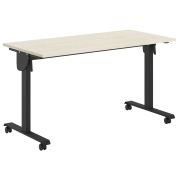 Стол для переговоров IMAGO MOBILE LITE CST 1365, клен/металлик/черный, 1350х650х750 мм