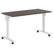 Стол для переговоров IMAGO MOBILE LITE CST 1365, венге магия/белый, 1350х650х750 мм