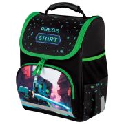 Ранец ПИФАГОР BASIC, 1 отделение, 3 кармана, эргономичная спинка, «Sharp sword», 35х28х18 см, 273138