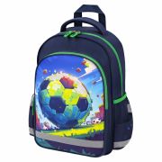 Рюкзак ПИФАГОР SCHOOL, 1 отделение, 3 кармана, «Football match», 38x28х14 см, 273171