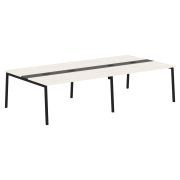 Стол для переговоров EDIS L ELCT 3116, ясень траун/черный, 3126х1606х750 мм