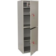 Шкаф металлический для документов BRABIX «KBS-023Т», 1253х420х350 мм, 27,5 кг, 2 отделения, сварной, 291155