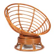 Кресло-качалка PAPASAN/ПАПАСАН w 23/01 B /без подушки/ 115х78х104 см, Cognac (коньяк)