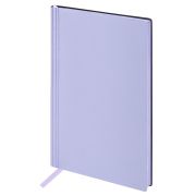 Блокнот А5 138x213мм BRAUBERG «Personal», под кожу, 80 листов, клетка, лавандовый, 116610