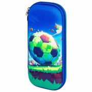 Пенал ЮНЛАНДИЯ, 1 отделение, карман, полиэстер/EVA, 22х10х5 см, «Football match», 273191