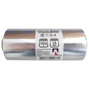 Фольга парикмахерская 12 см х 100 м, 14 мкм, САЯНСКАЯ ФОЛЬГА в пленке, SAYANA 100-14-Пх15