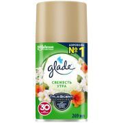 Сменный баллон 269 мл, GLADE «Свежесть утра», для автоматических освежителей, универсальный, 864979