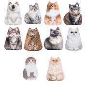 Игрушка мягкая АНТИСТРЕСС «КОШКИ», Бифлекс, ассорти, высота 30 см, 10 видов, WOOZOO (ВУЗУ), 666359