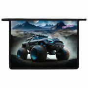 Папка для тетрадей ЮНЛАНДИЯ А4, 1 отделение, пластик, на молнии, «Space driver», 273352