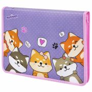 Папка для труда на молнии ЮНЛАНДИЯ А4, 1 отделение, откидная планка, органайзер, «Best fellows», 273392