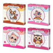 Набор для вышивания, с пяльцами, АССОРТИ, 10КОР