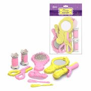 Набор парикмахерский «Маленькая принцесса», 9 предметов, пластик, цвета ассорти, НОРДПЛАСТ, 647/2