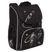 Ранец GRIZZLY анатомическая спинка, с мешком для обуви, для мальчиков, «SPACEMAN RACE», 33х25х13 см, RAm-585-4/1