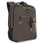 Рюкзак GRIZZLY школьный, анатомическая спинка, 2 отделения, для мальчиков, «NEW ERA», 39х26х19 см, RB-456-2/3