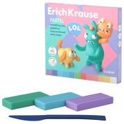Пластилин классический ERICH KRAUSE «Jolly Friends pastel», 12 цветов, 216 г, со стеком, 61352