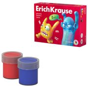 Гуашь ERICH KRAUSE «Jolly friends» 12 цветов по 20 мл, картонная упаковка, 61415
