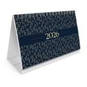 Календарь-домик настольный на гребне с бегунком, 2026 г., BRAUBERG, 160х105 мм, «Паттерн», 117270