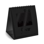 Календарь-домик настольный на гребне, 2026 г., BRAUBERG, 110х120 мм, ЧЕРНЫЙ, 117282