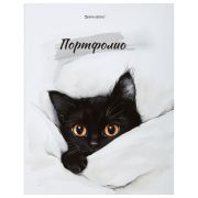 Папка-портфолио универсальная, 4 кольца, 20 файлов, 7БЦ матовая, BRAUBERG «Cat», 107557, 117557