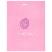 Папка-портфолио универсальная, 4 кольца, 20 файлов, 7БЦ матовая, BRAUBERG, «Gentle», 117558