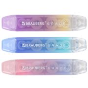Корректирующая лента двусторонняя BRAUBERG «GRADE PASTEL», 5 мм x 10 м, корпус ассорти, блистер, 273025