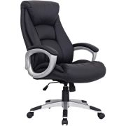Кресло из натуральной кожи BRABIX «Grand EX-500», черное, 530861