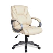 Кресло офисное BRABIX «Eldorado EX-504», экокожа, бежевое, 531167